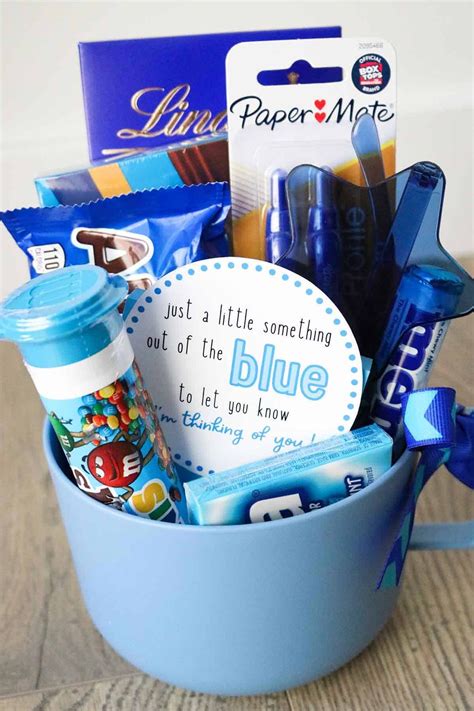 light blue gifts for men